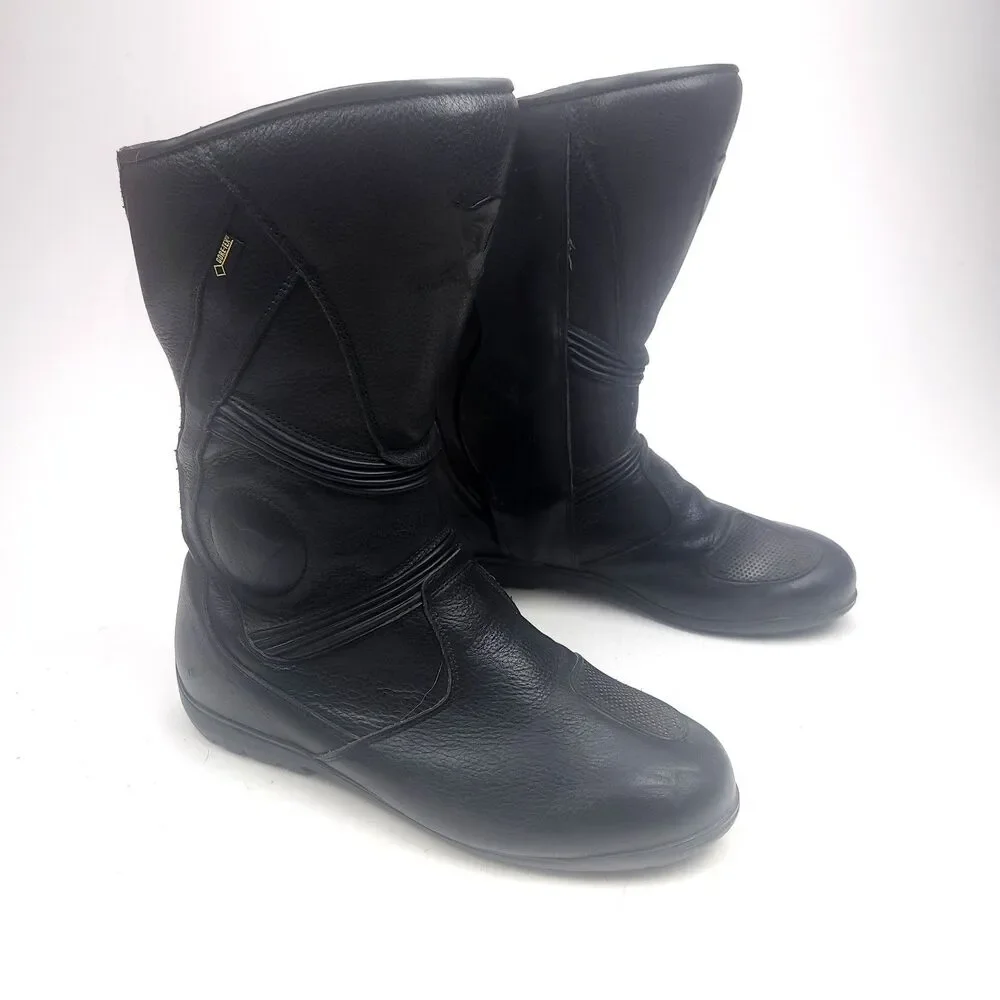 DAINESE Fulcrum GT G Gore Tex Black Leather Riding Motorcycle Boots US 12.5